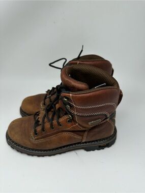 Georgia Boots Women's 7" Logger DK Brown leather Size 9M